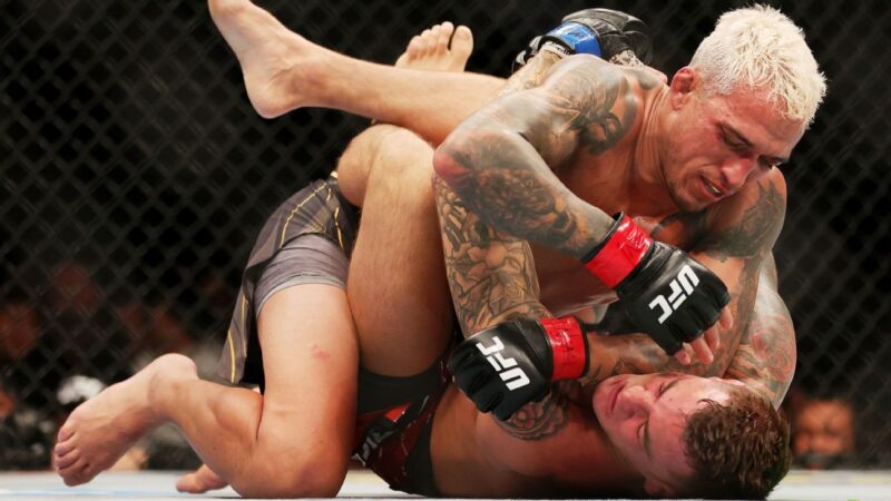 The Epic Battle between Dustin Poirier and Charles Oliveira