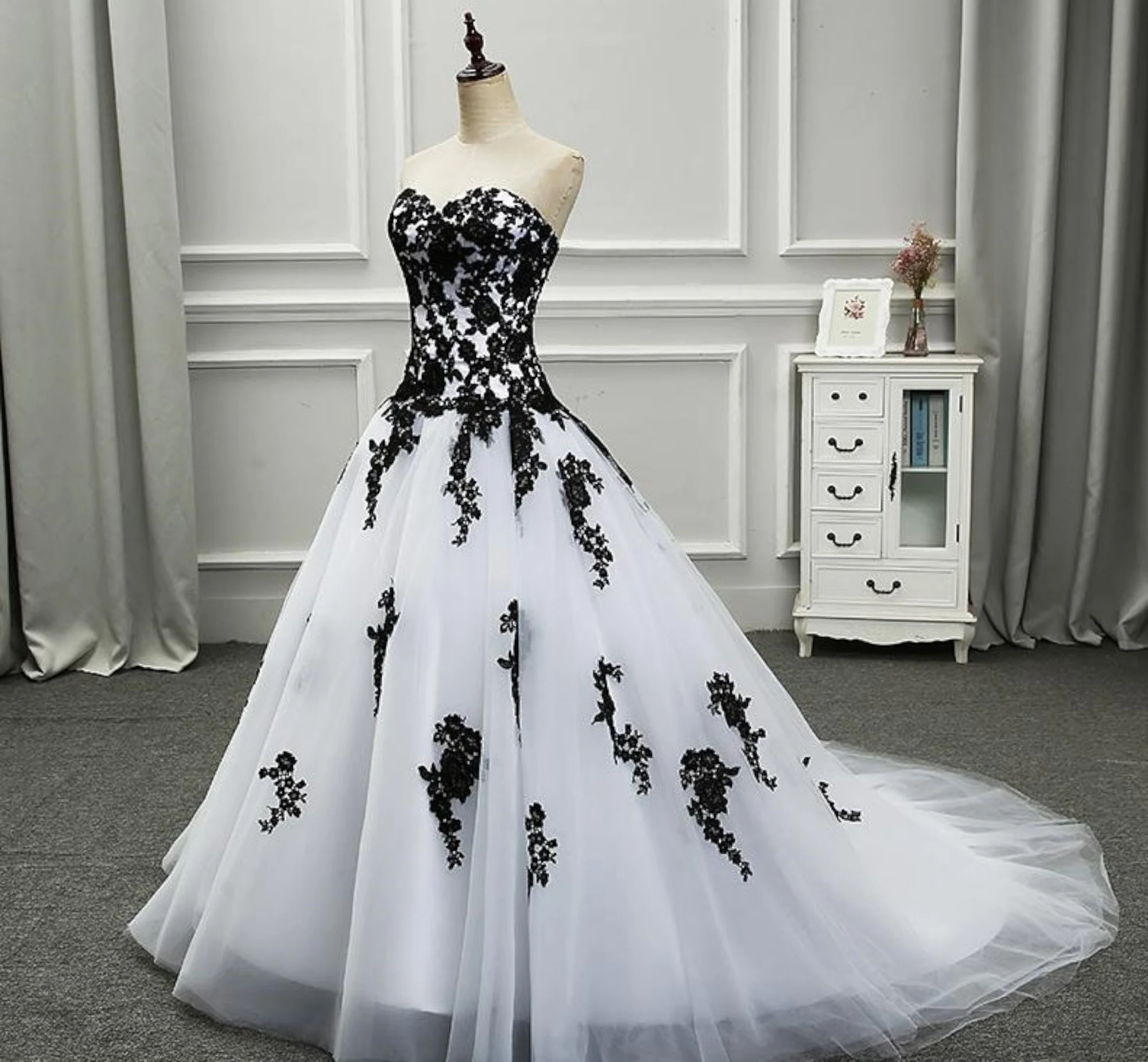 Timeless Elegance: Why Black and White Wedding Dresses Are Here to Stay