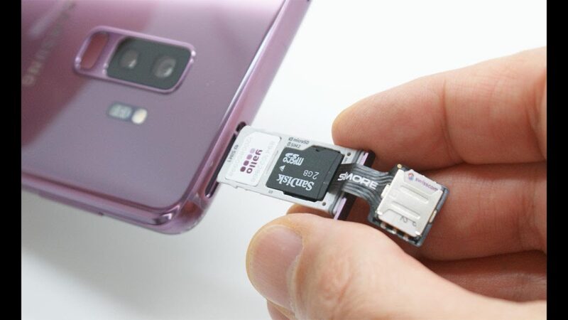 The Samsung S9 SD Card Slot: Expanding Storage Options
